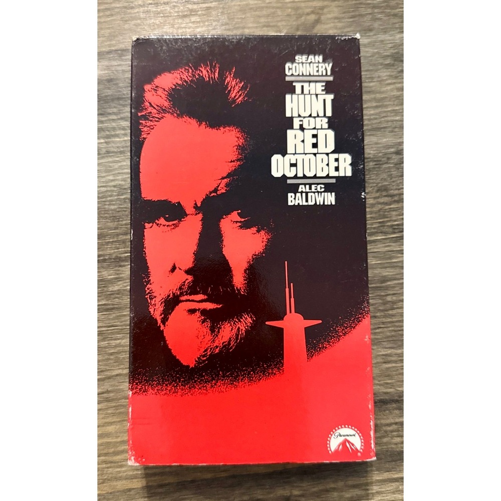 Paramount The Hunt for Red October VHS OS Good Sean Connery Alec Baldwin 1990